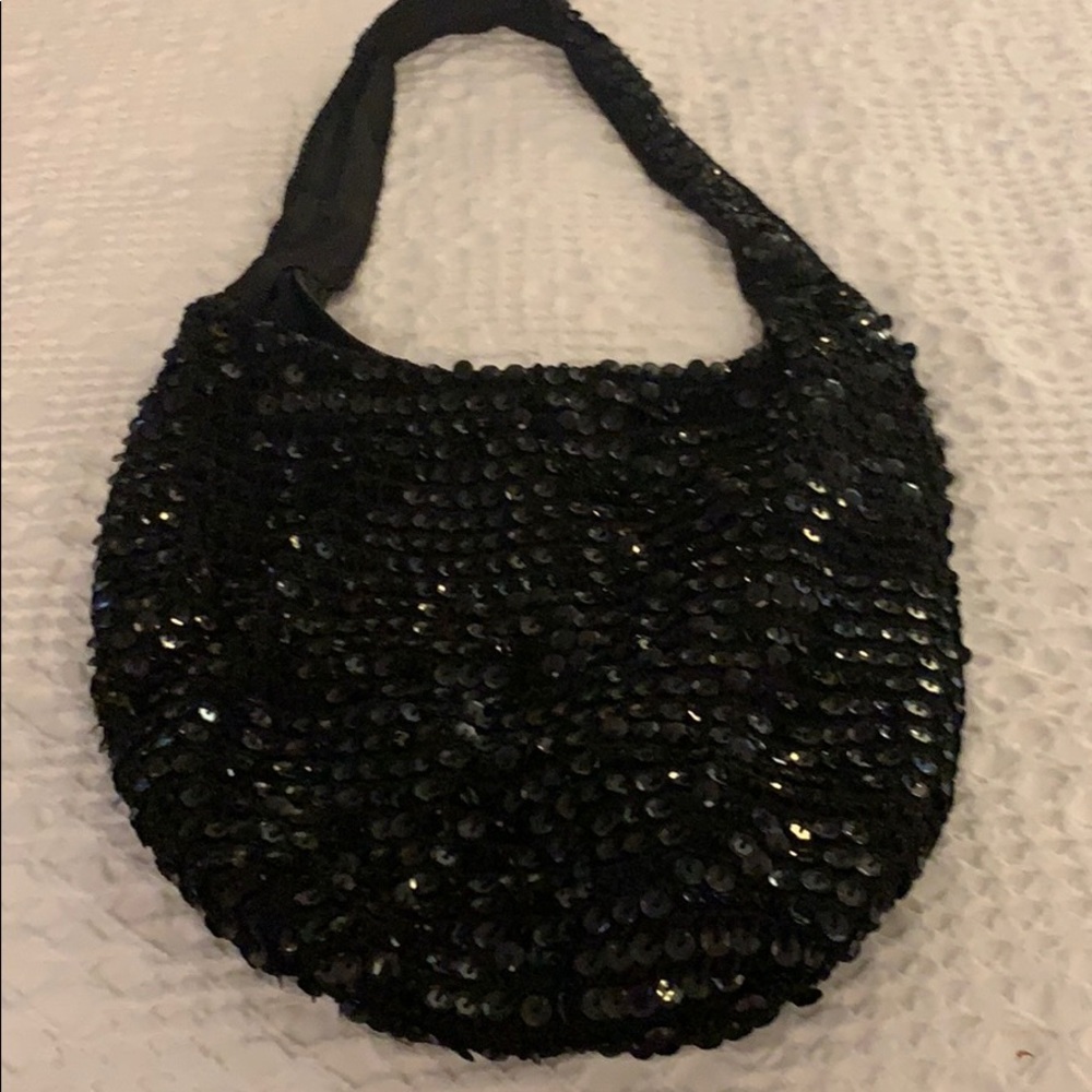 COPY - Black Sequin HoBo Bag